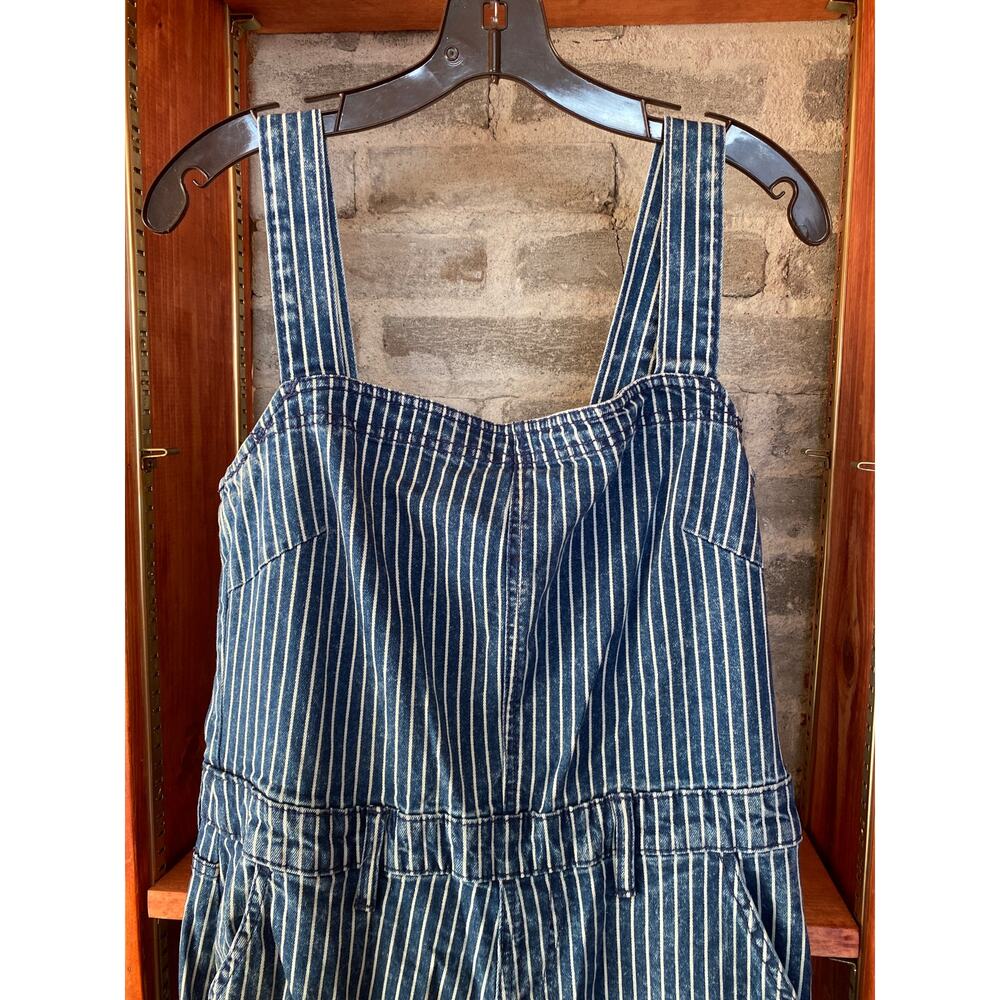 Train Conductor Universal Thread Navy Striped Ove… - image 4